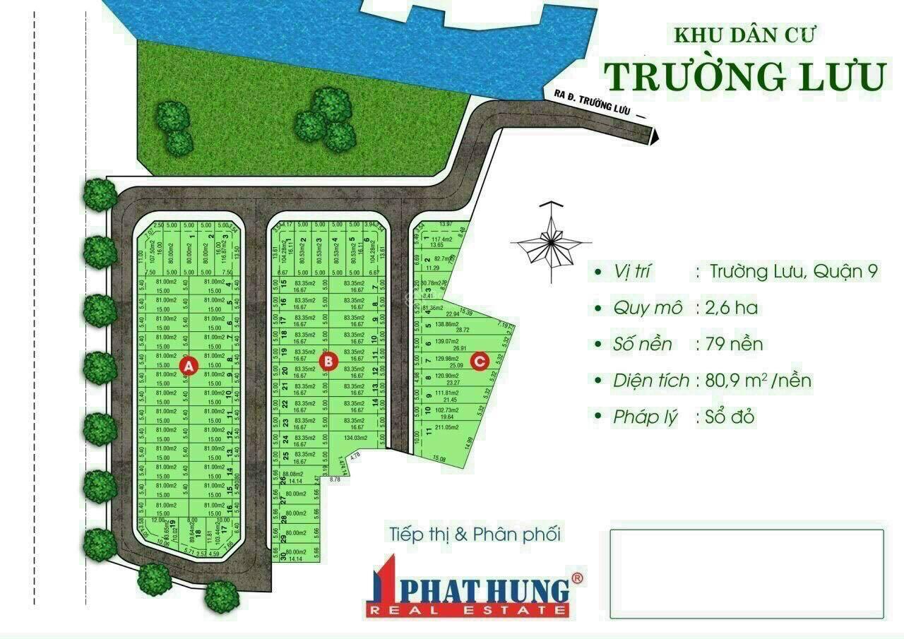 Đất nền Trường Lưu, Quận 9, 52.4m² giá 3.45 tỷ - Sổ hồng chính chủ, xây tự do!
