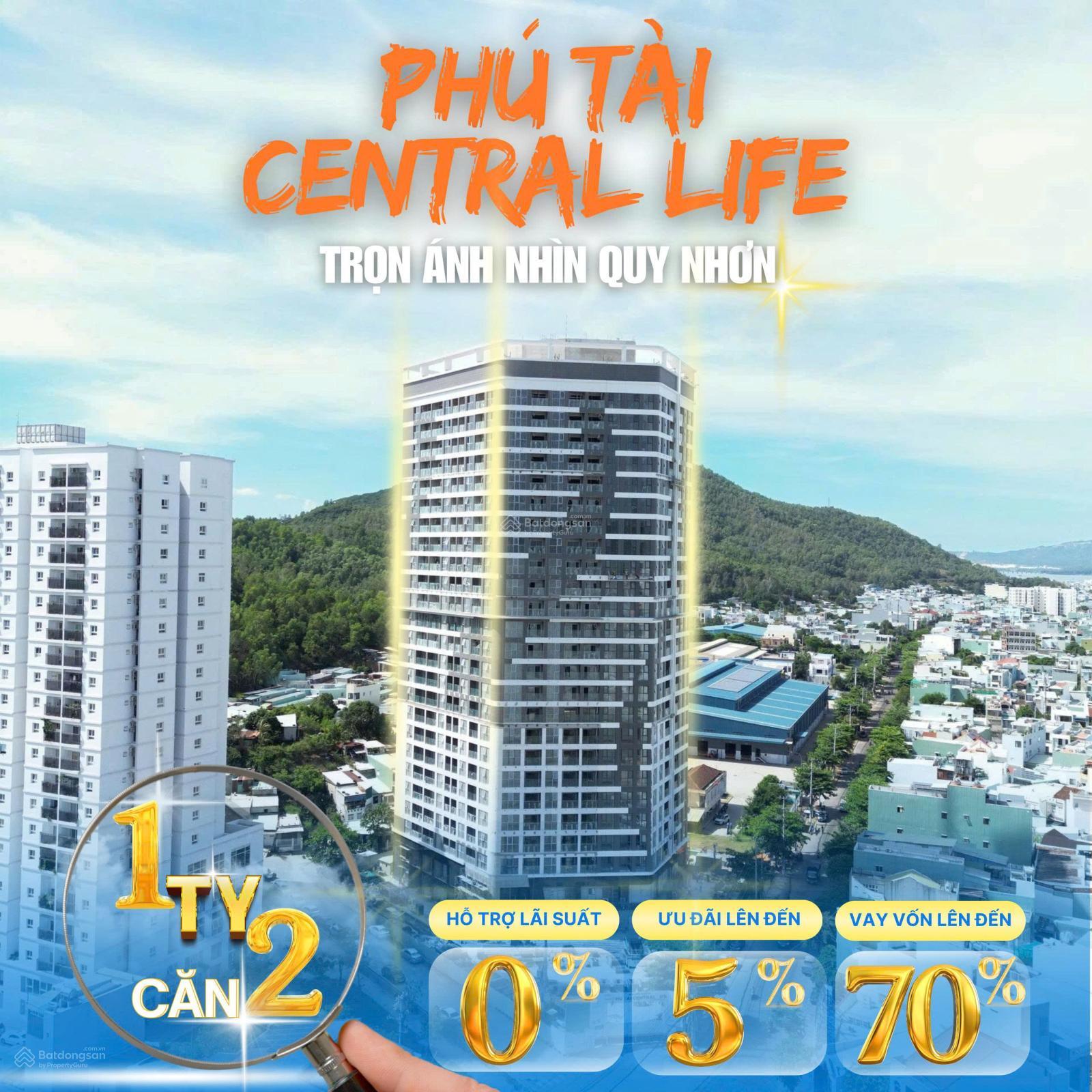 Căn hộ Phú Tài Quy Nhơn 1 tỷ 2/căn - Cuối năm 2025 nhận nhà!