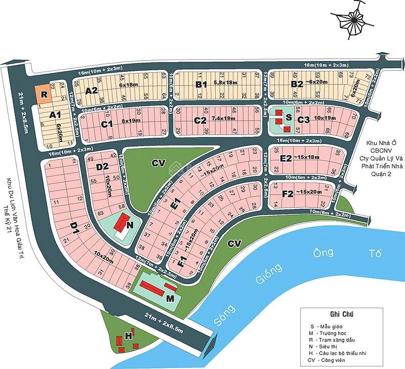 Nền biệt thự KDC Văn Minh đường Thân Văn Nhiếp, P. An Phú giá chỉ 41.99 tỷ - Đầu tư sinh lời!