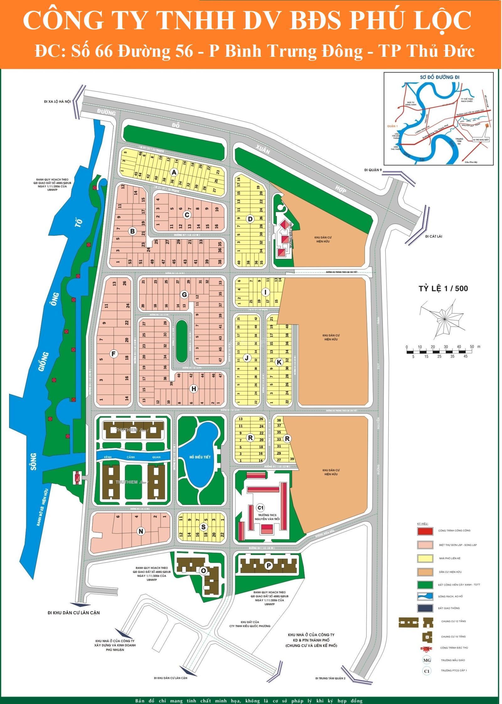Bán biệt thự KDC Đông Thủ Thiêm diện tích từ 160m², giá chỉ 100 triệu/m²
