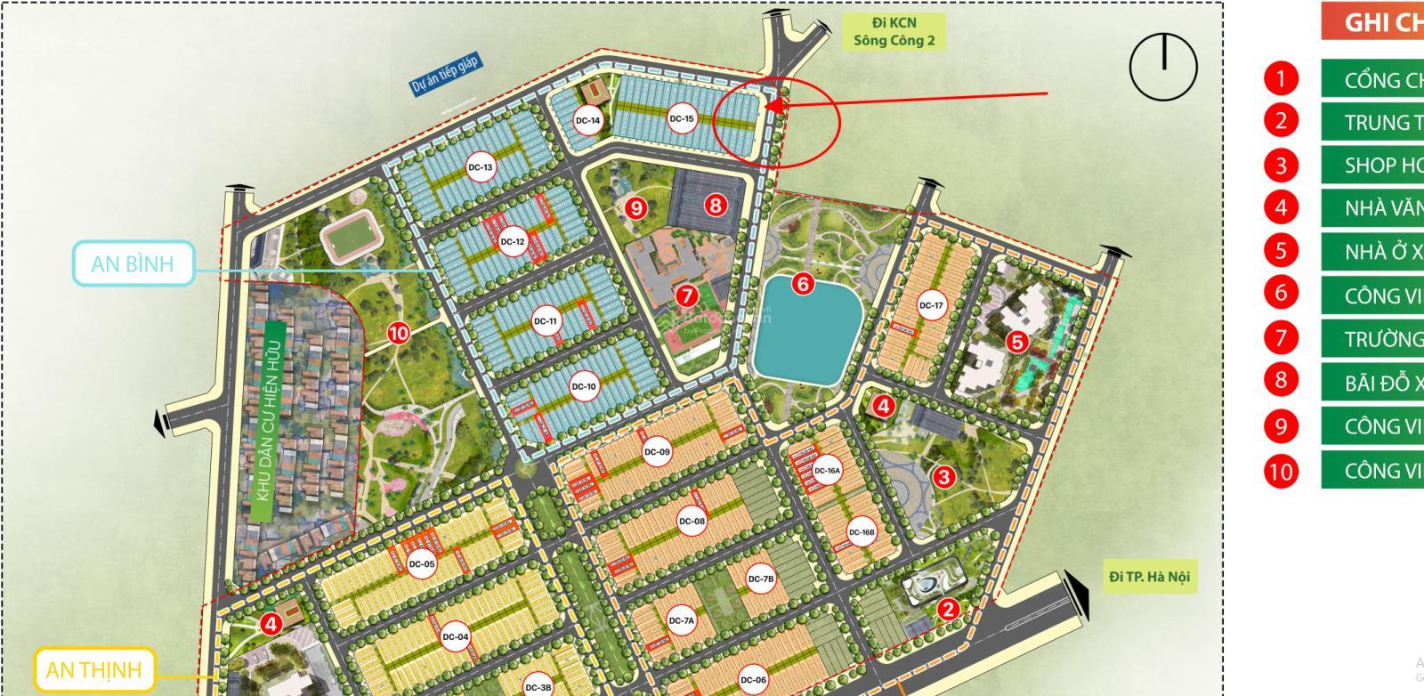 Lô góc Cầu Trúc Sông Công 121.5m² giá 2x triệu - Đầu tư sinh lời!