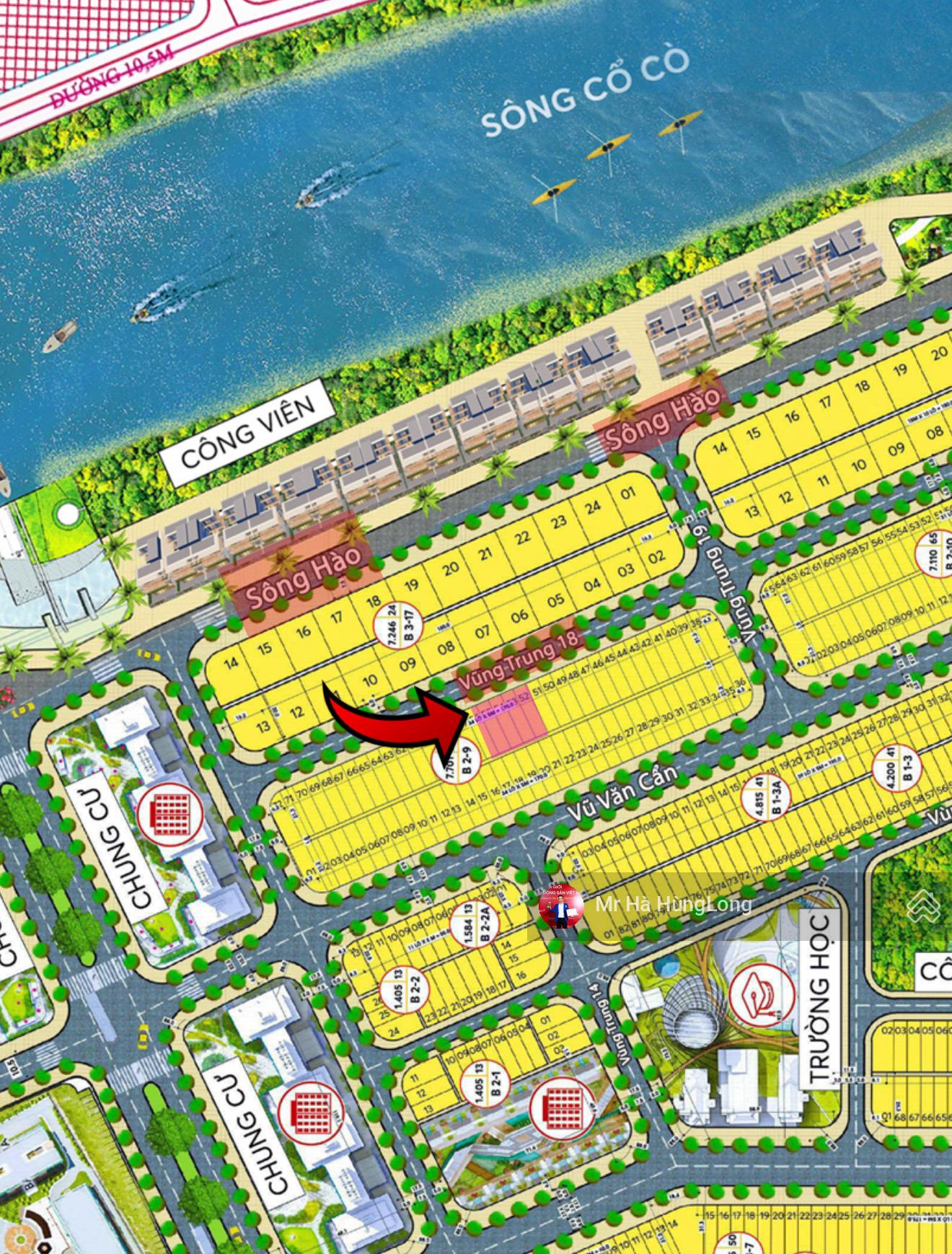 Bán nhanh 3 lô liền kề khu Vùng Trung 18, Đà Nẵng - Diện tích 318,75m², giá chỉ 16 tỷ!