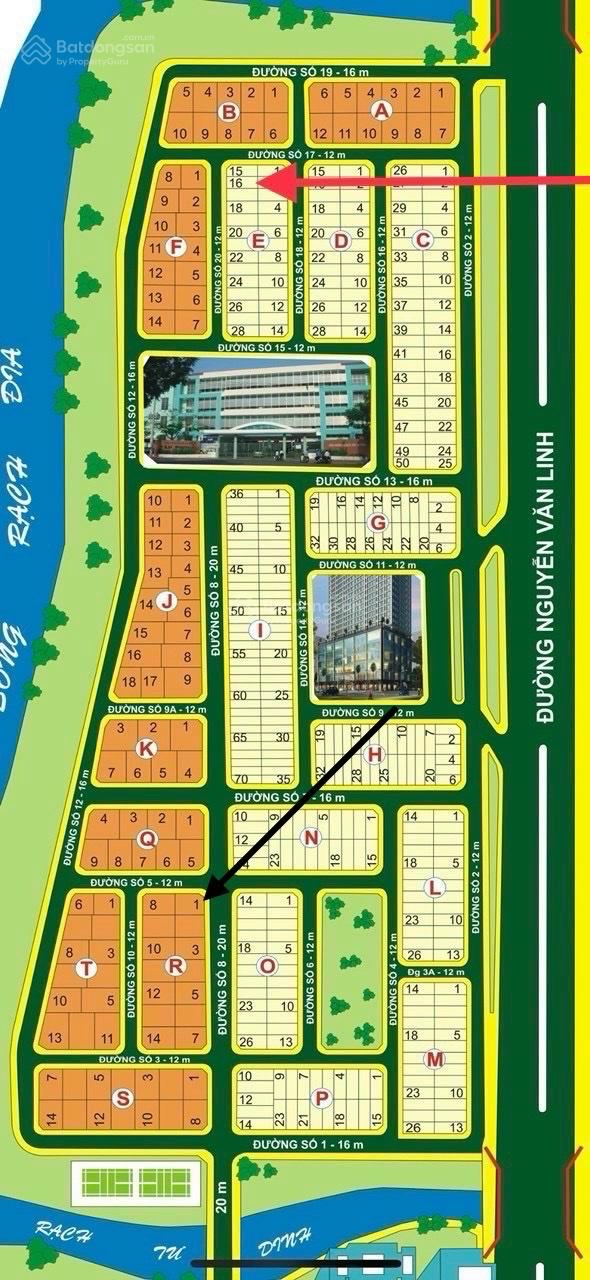 Bán đất tại Him Lam Kênh Tẻ, Quận 7, 266.5m² giá 56 tỷ - Cơ hội đầu tư hấp dẫn!