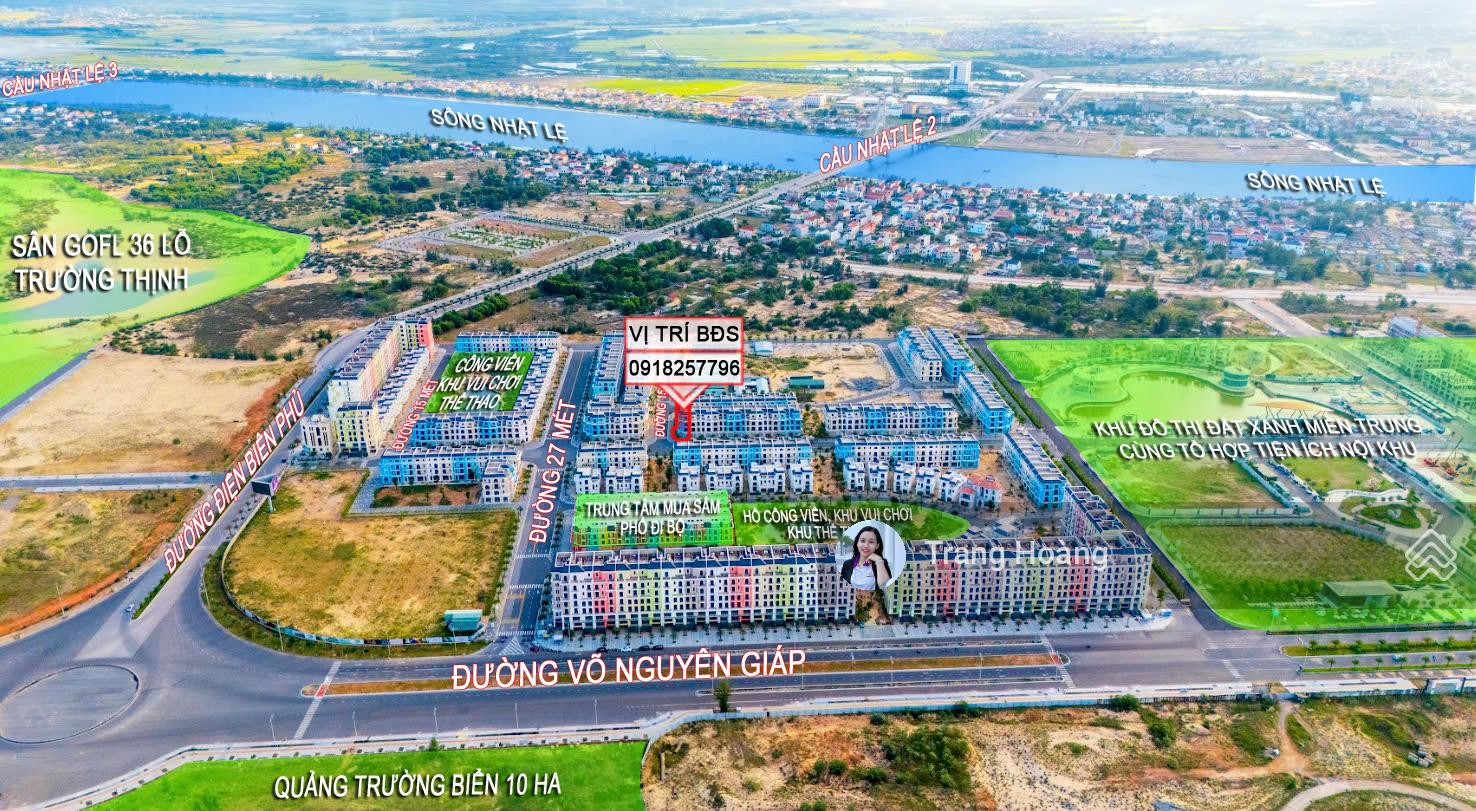 Shophouse Bảo Ninh, Đồng Hới 196m² giá 15.72 tỷ - Căn góc 2 mặt tiền view biển!