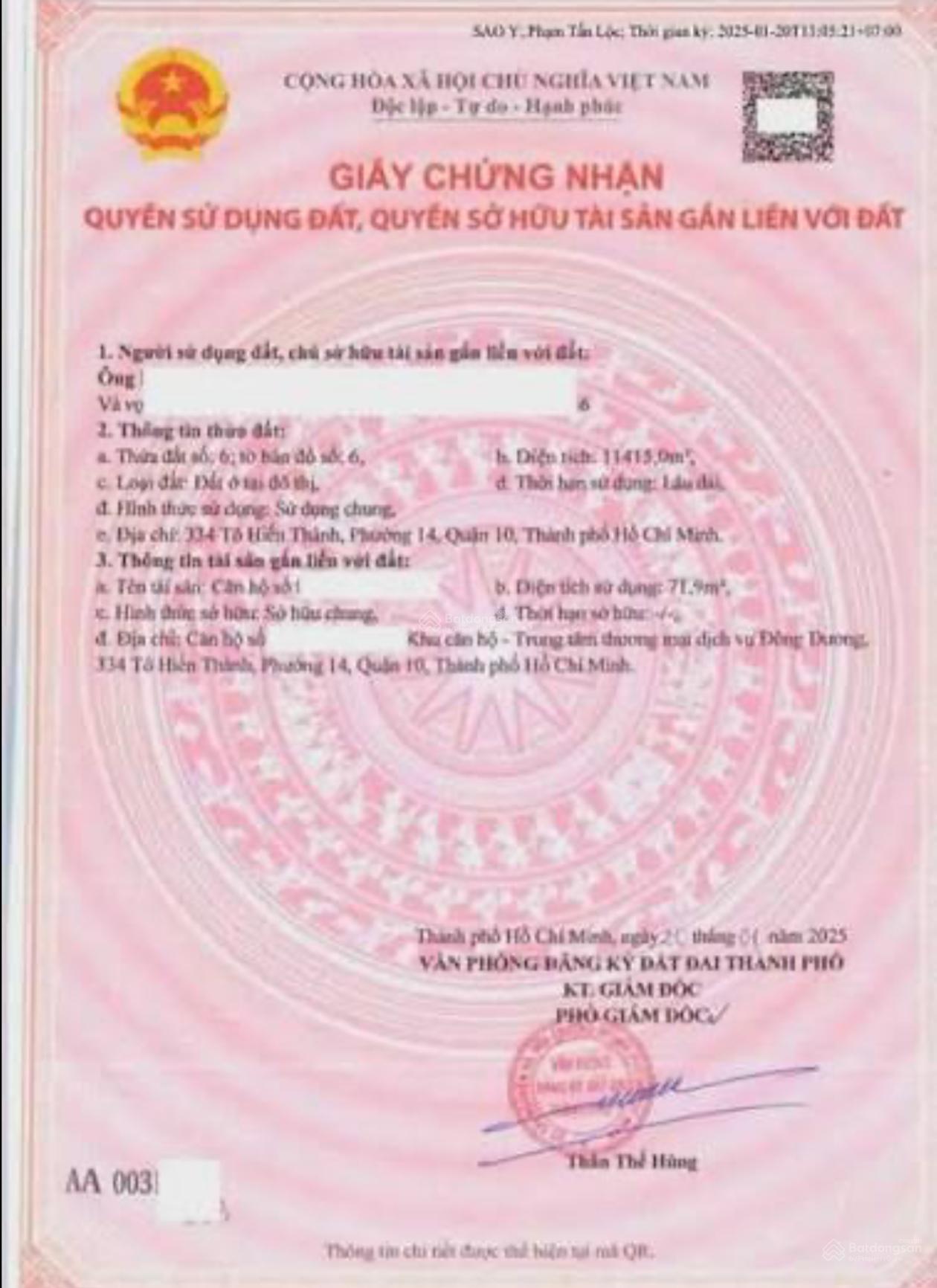 Căn hộ chung cư 1PN Kingdom 101, Q10, 50m² giá 5.28 tỷ - Sổ Hồng lâu dài