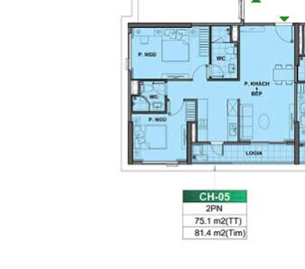 Căn hộ 2PN 2WC The Beverly Vinhomes Ocean Park 75.1m² giá 4.8 tỷ - Căn góc độc quyền!