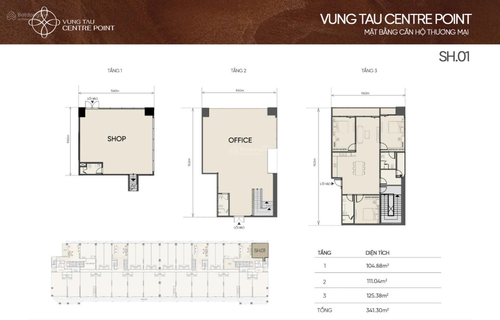 Căn shophouse góc 2 mặt tiền Vũng Tàu 341m² giá 22 tỷ - Sở hữu vĩnh viễn!
