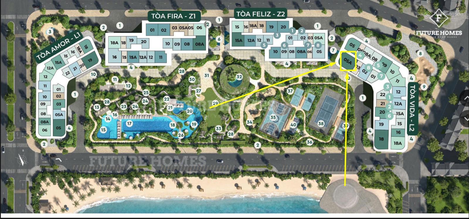 Căn hộ Lumiere Spring Bay 91.7m² giá 7.6 tỷ - View biển hồ tuyệt đẹp!