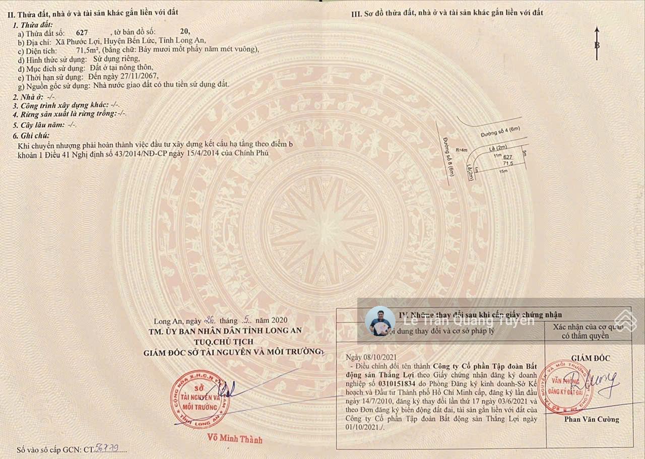 Đất nền KDC Thắng Lợi Central Hill 71.5m² giá chỉ 2 tỷ - Lô góc đẹp view công viên!