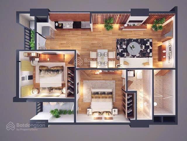 Căn hộ chung cư tại Athena Complex, Nam Từ Liêm 72m² giá 3,59 tỷ - Thiết kế phong cách Singapore!