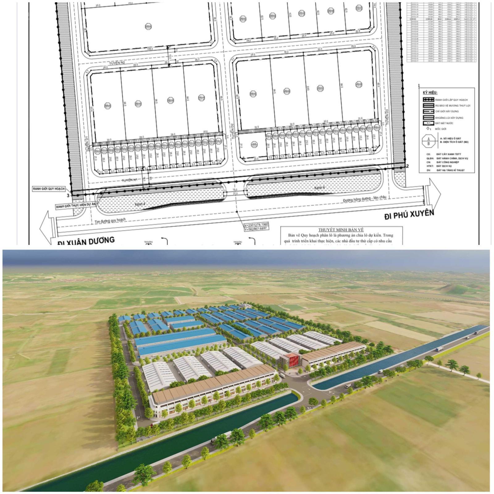 Đất thương mại dịch vụ công nghiệp Hồng Dương, Thanh Oai, Hà Nội, 150m², Giá 20,5 triệu/m² - Sổ đỏ chính chủ!