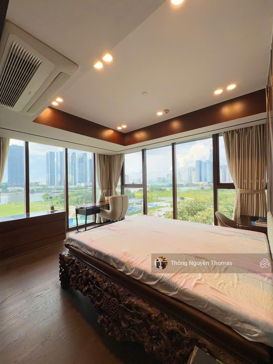 Căn hộ 4PN The Galleria Quận 2 170m² giá 90 triệu - Thang máy riêng, view sông đẹp