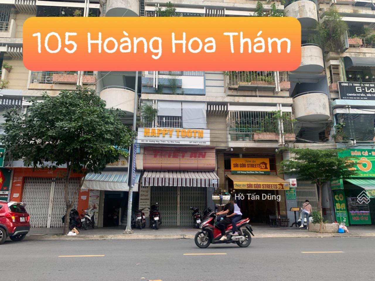 Shophouse cho thuê tầng trệt Chung Cư Hoàng Hoa Thám Nha Trang 117m² - Vị trí đắc địa kinh doanh!