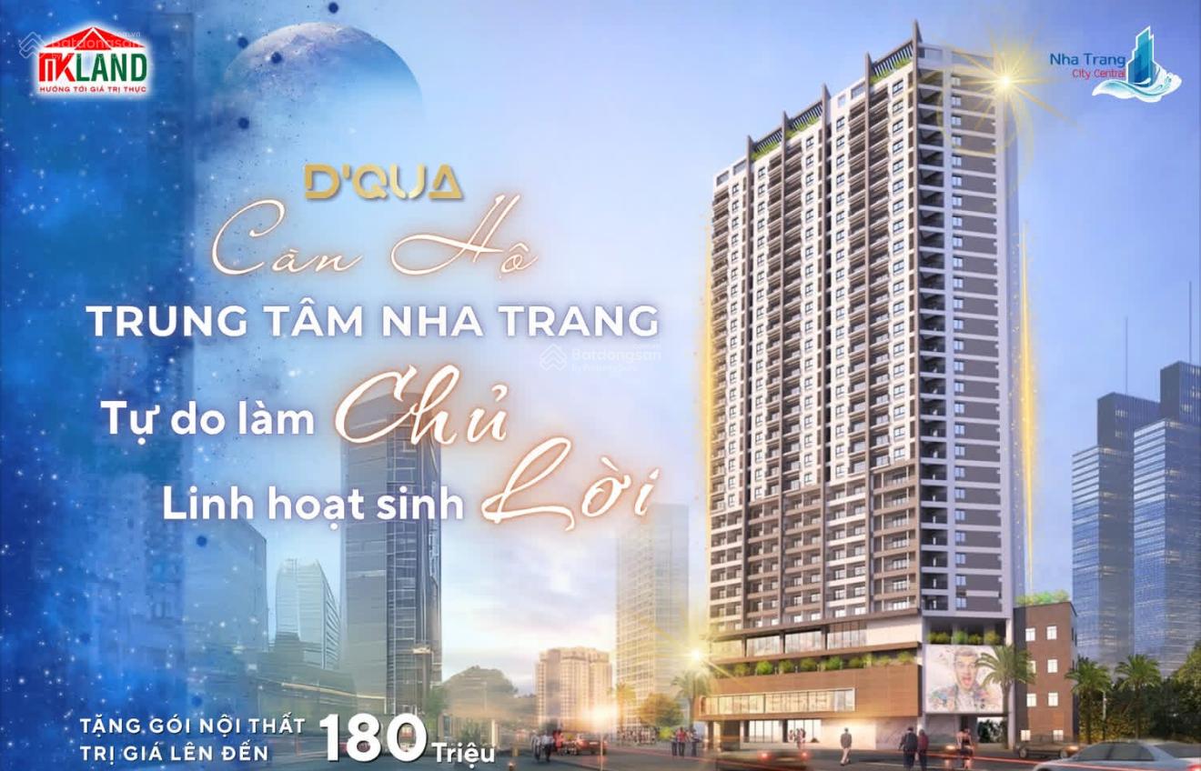 Căn hộ D'Qua Nha Trang 70m² giá 3.65 tỷ - Sổ hồng chính chủ, đầu tư sinh lời