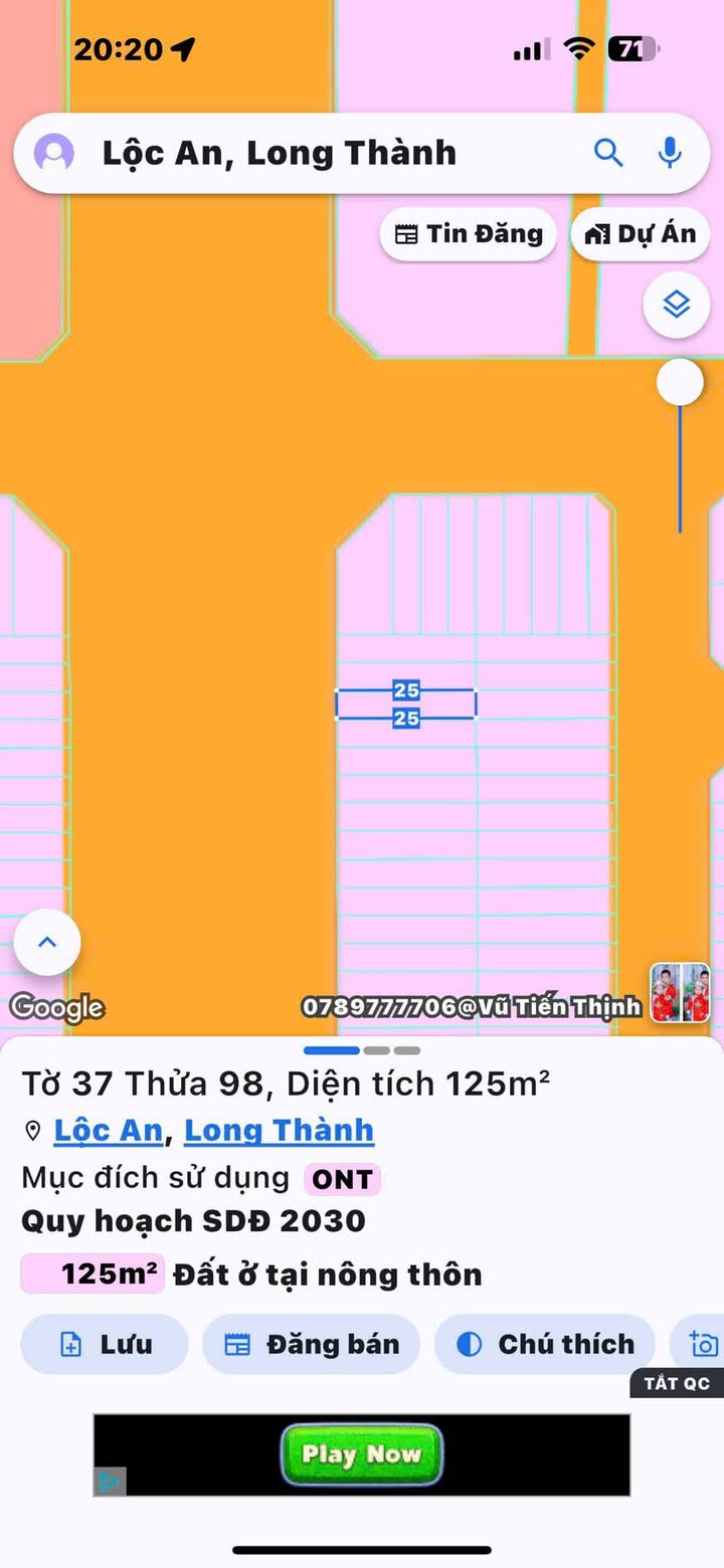 Đất nền Lộc An Long Thành 125m² giá 5 tỷ - Cơ hội đầu tư sinh lời!