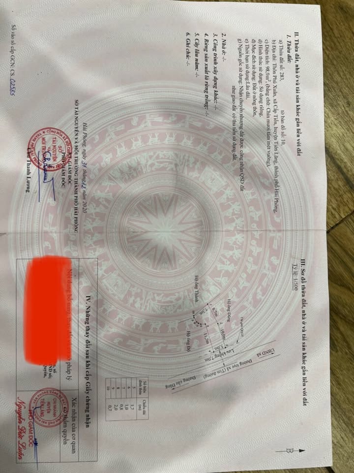 Đất mặt đường Rồng Cấp Tiến Tiên Lãng 98m² giá 2.05 tỷ - Chính chủ bán gấp!