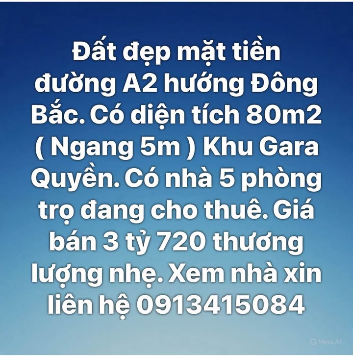 Đất mặt tiền đường A2, Quy Nhơn 80m² giá 3.72 tỷ - Đầu tư sinh lời ngay!