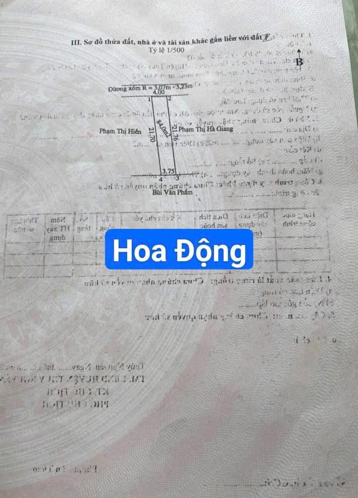 Đất nền Thủy Nguyên Hải Phòng 84m² giá 1 tỷ - Đầu tư sinh lời ngay!