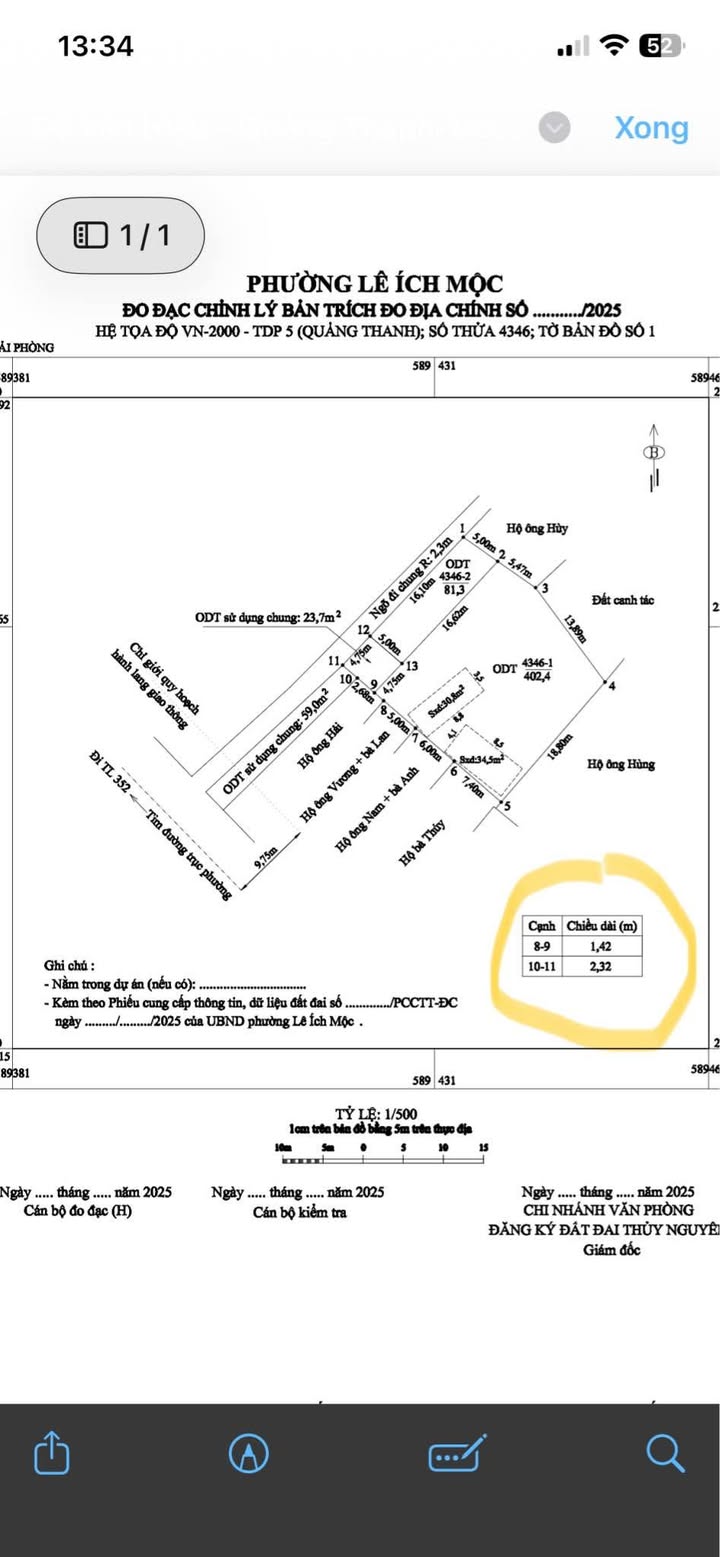 Lô đất 81,3m² tại Lê Ích Mộc, Thủy Nguyên - Giá chỉ 1,2 tỷ - Cơ hội đầu tư hấp dẫn!