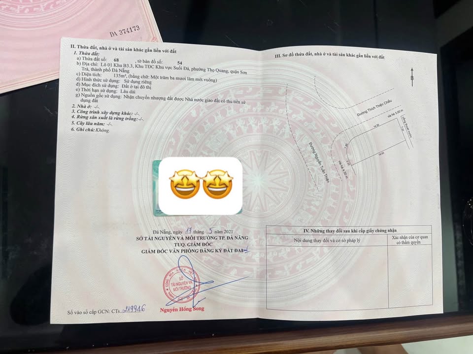 Đất góc Nguyễn Tuấn Thiện, Sơn Trà 135m² giá 14.2 tỷ - Đầu tư sinh lời hấp dẫn!