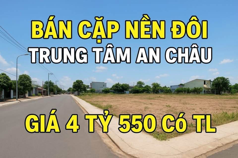 Đất nền đôi An Châu 202m² giá 4.55 tỷ - Vị trí vàng, sổ đỏ chính chủ!