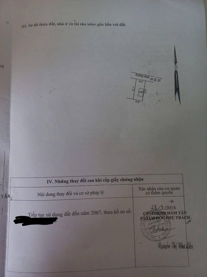 Bán đất Hàm Thuận Nam 220m² giá 3.4 tỷ - Vị trí đắc địa đối diện trường THPT Hàm Tân!