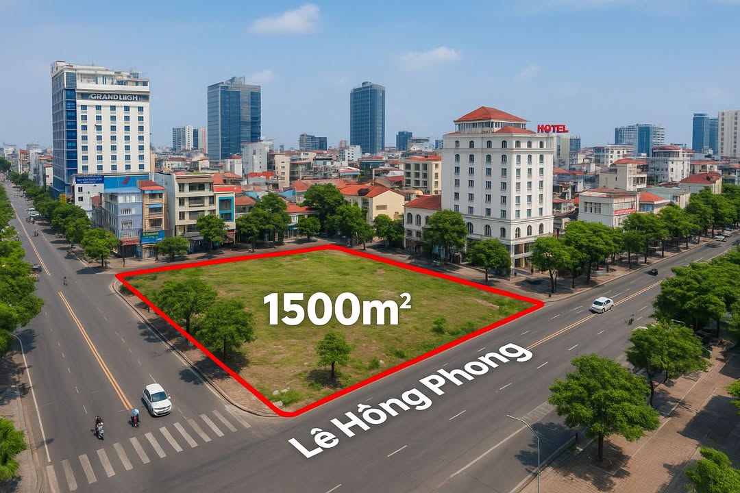 Đất nền Lê Hồng Phong, Hải Phòng 1500m² - Cơ hội đầu tư không thể bỏ lỡ!