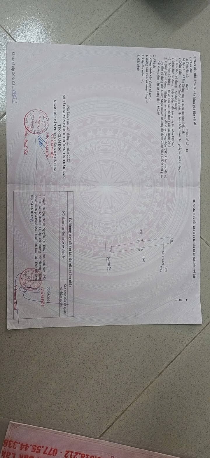 Đất nền 250m² tại xã Ea Drông, Buôn Hồ - Giá chỉ 230 triệu, cơ hội đầu tư tuyệt vời!