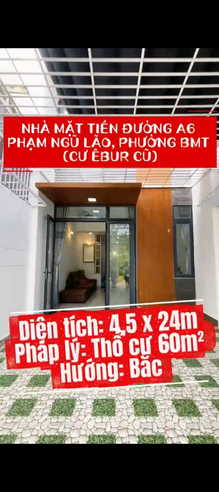 Nhà mặt tiền đường A6, Cư Êbur 108m² giá 3.6 tỷ - Vị trí đắc địa, kinh doanh thuận lợi!