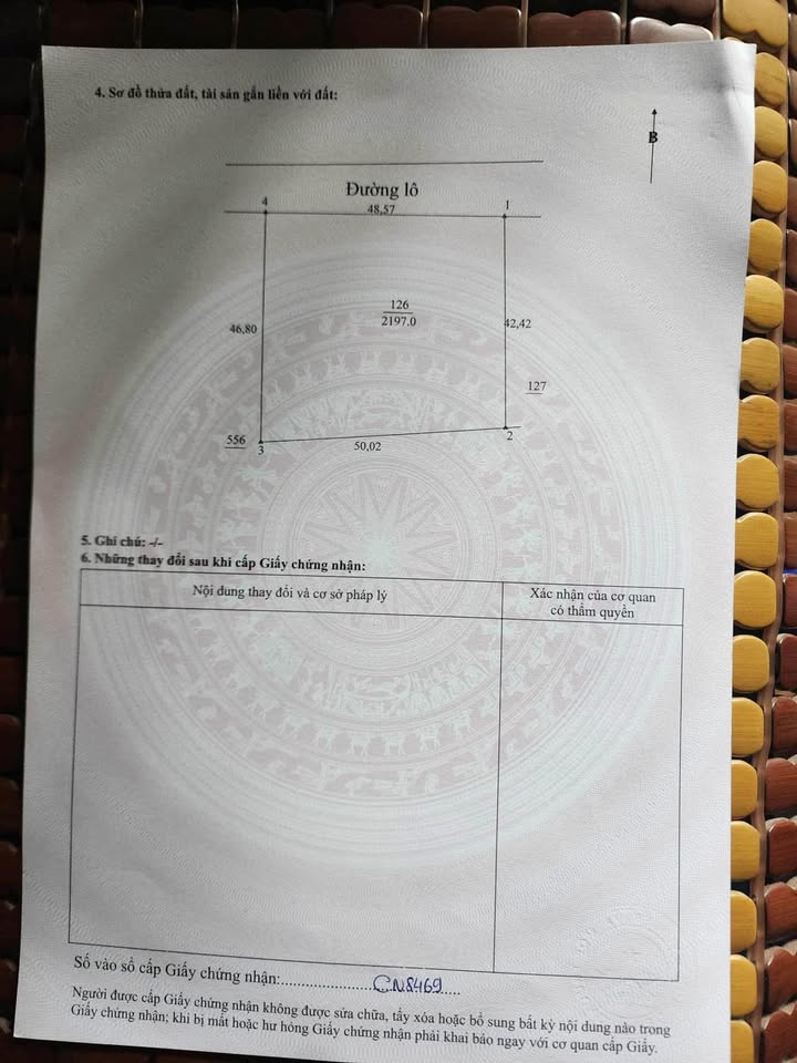 Đất Tân Lập, Tân Uyên 2500m² giá 7 tỷ - Cơ hội đầu tư tuyệt vời!
