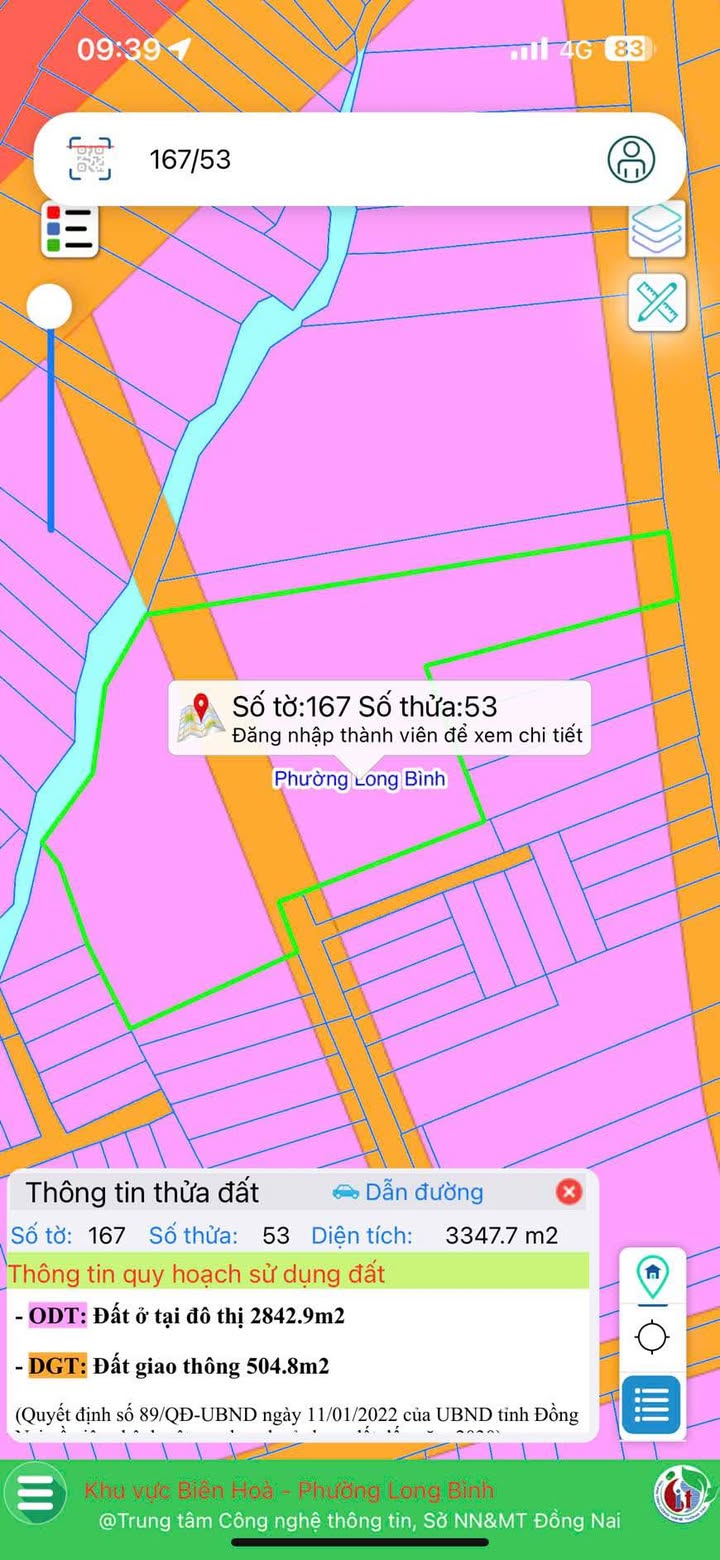 Đất nền Long Bình Biên Hòa 150m² giá 1.59 tỷ - Sổ hồng chính chủ