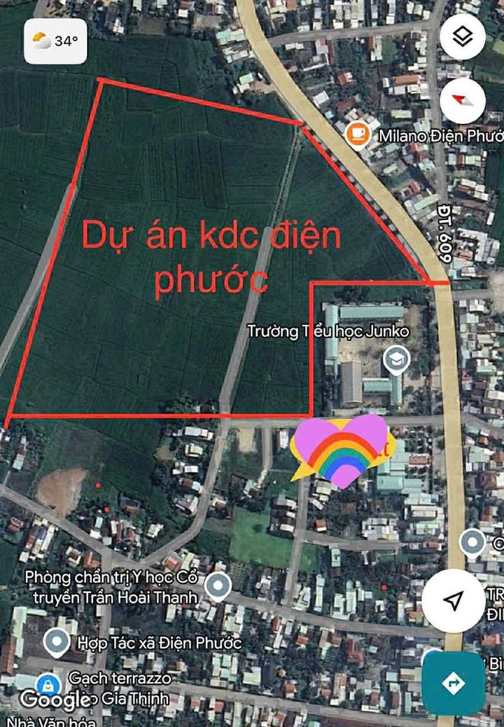 Đất nền Điện Phước 120m² giá 1.1 tỷ - Sổ đỏ chính chủ