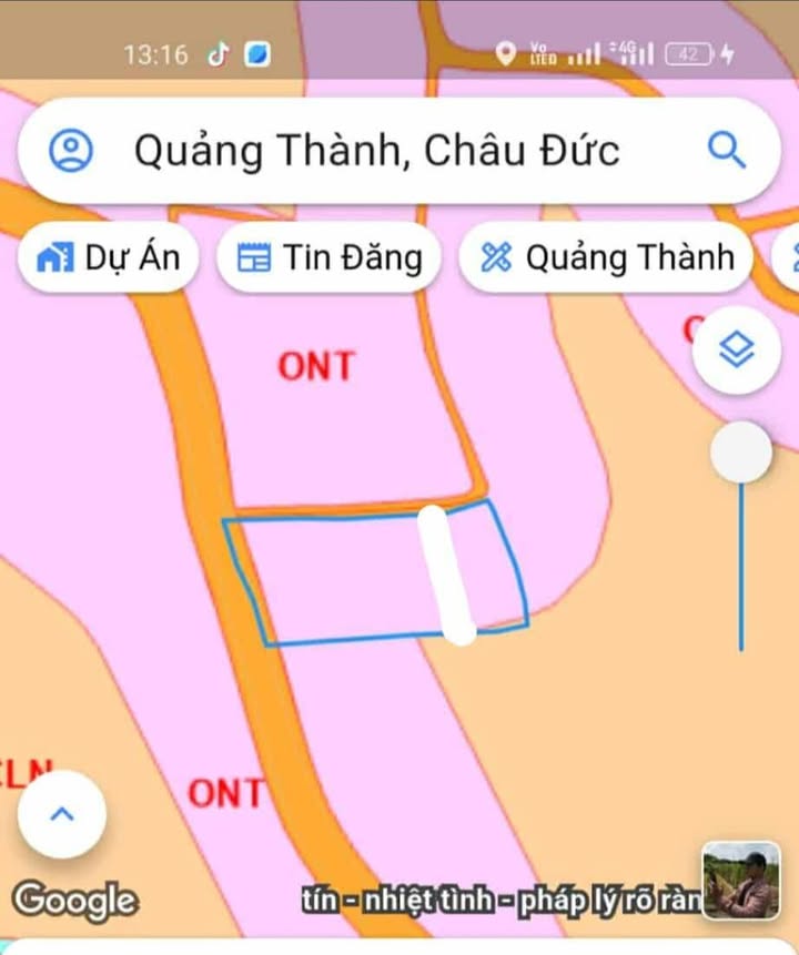 Đất sào sầu riêng Quảng Thành 1000m² giá 2 tỷ - Pháp lý rõ ràng, đầu tư sinh lời!