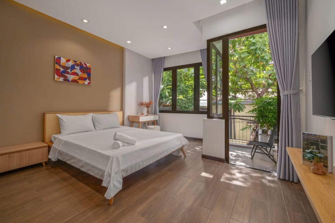 Homestay nguyên căn 4PN tại Đà Nẵng chỉ 2 triệu/đêm - Gần biển Mỹ Khê và cầu Rồng!