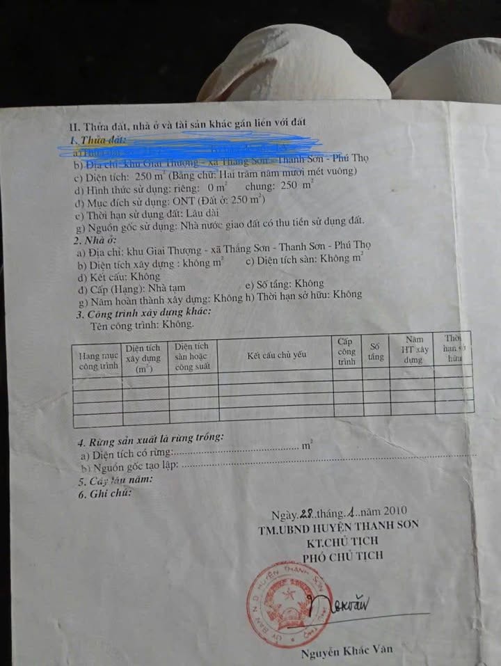 Đất thổ cư xã Thắng Sơn 250m² - Mặt tiền QL70B, giá thỏa thuận!