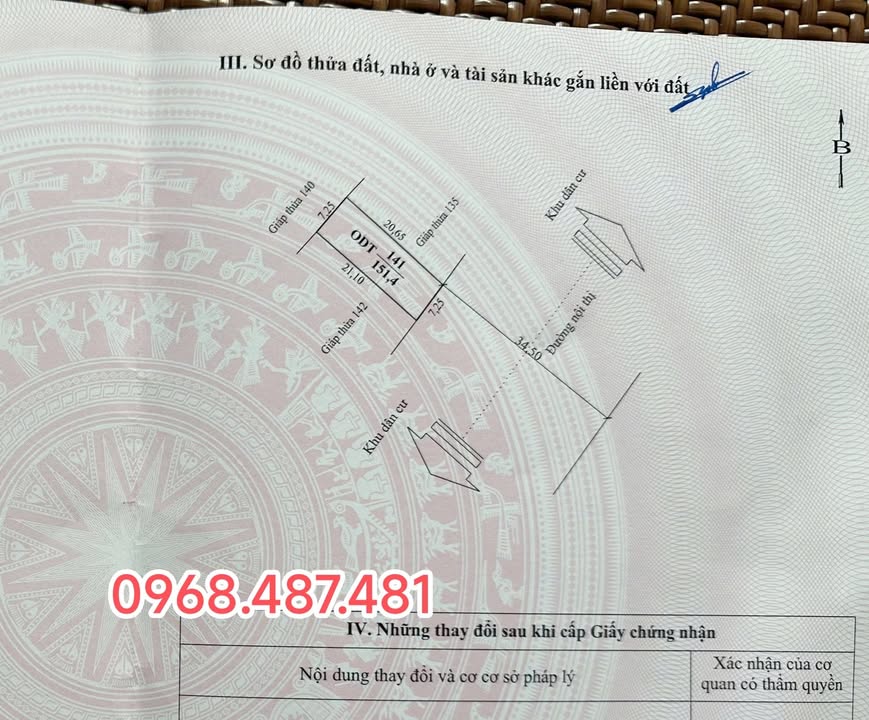 Đất nền Mộc Châu 151,4m² giá 3,6 tỷ - Mặt tiền đẹp, thổ cư 100%!