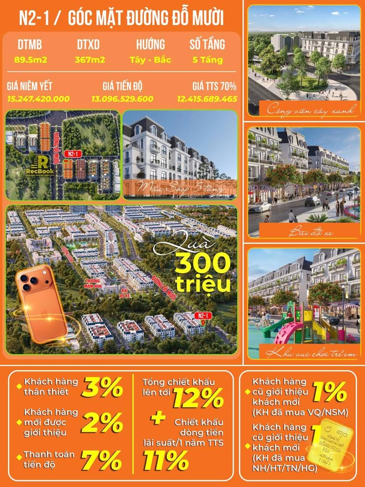 Shophouse Hoàng Huy New City Hải Phòng 90m² giá từ 8.4 tỷ - Ưu đãi sốc tháng 5/2025!