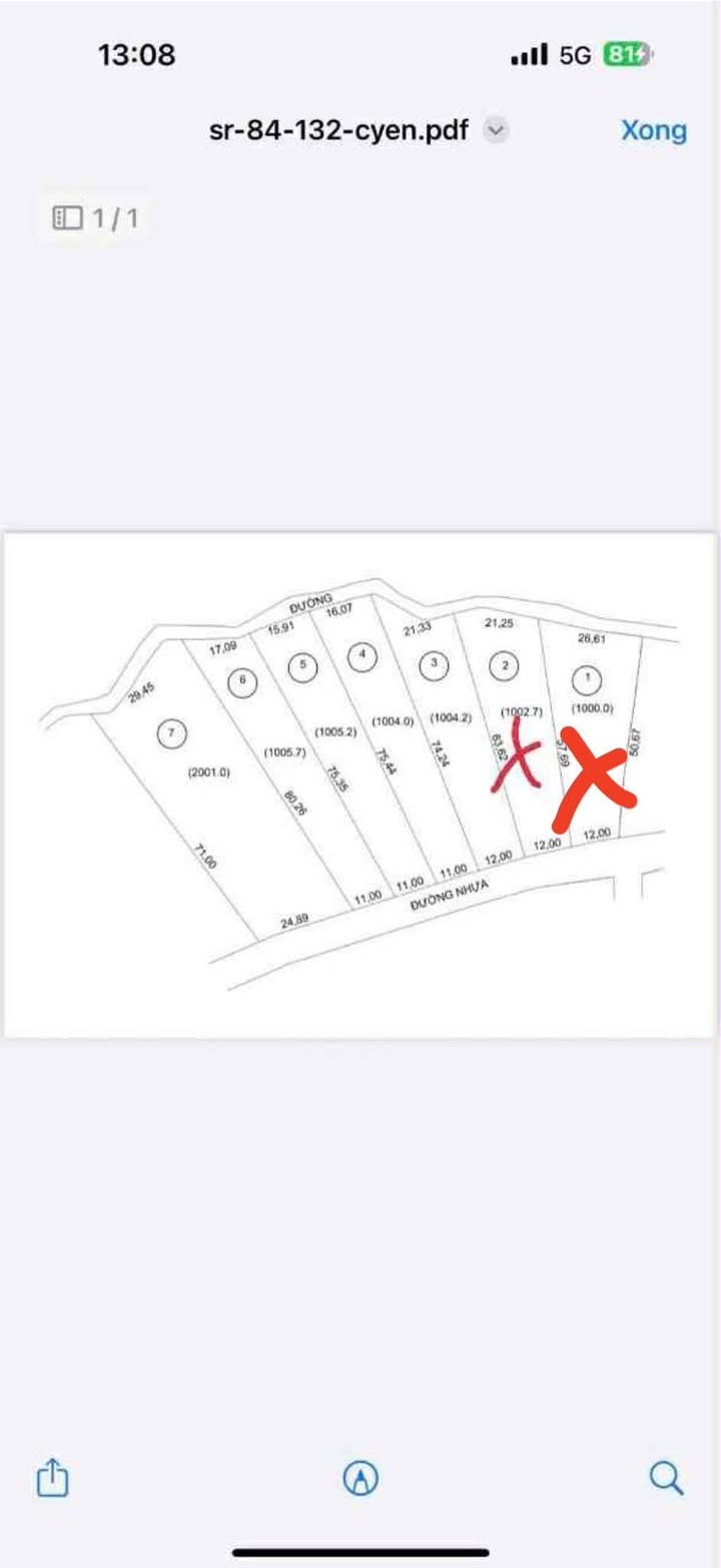 Đất nền Suối Rao Châu Đức 1000m² giá 1.25 tỷ - Cơ hội vàng đầu tư!