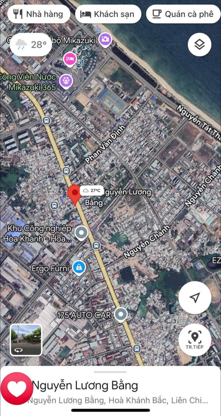 Đất nền đường Nguyễn Lương Bằng, Liên Chiểu 90m² giá 2.85 tỷ - Ô tô vào tận nơi!