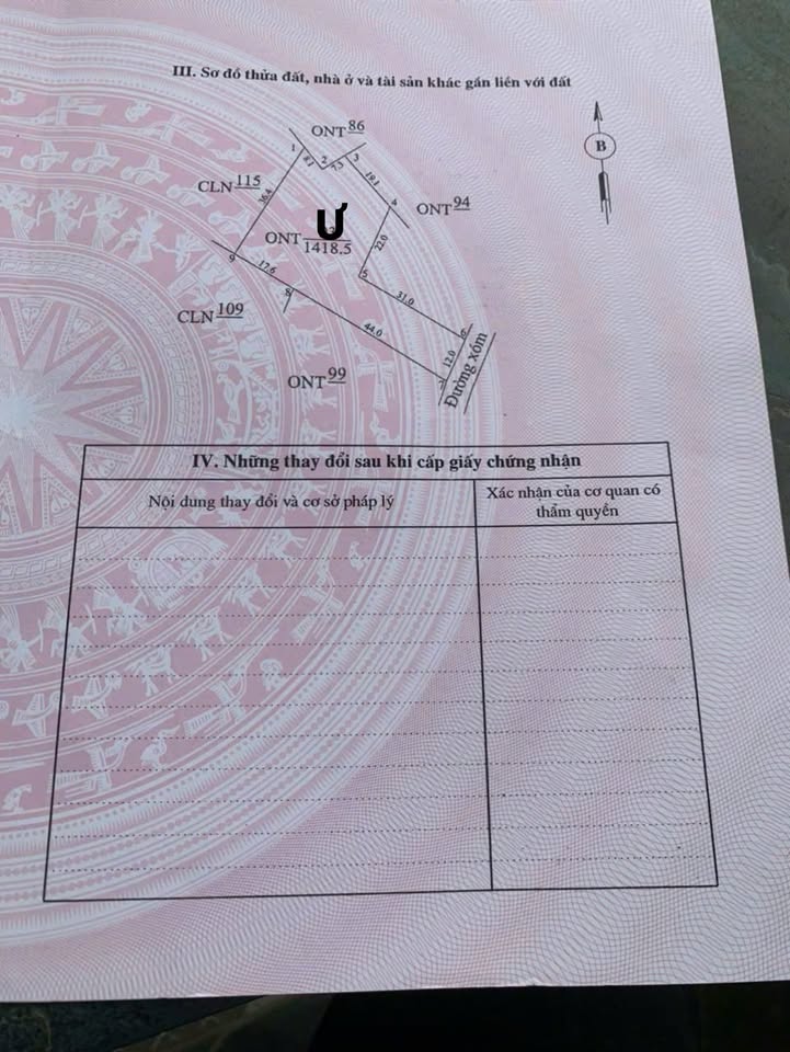 Đất nền Võ Miếu, Thanh Sơn, Phú Thọ 1400m² giá chỉ 1 tỷ - Cơ hội hiếm có!