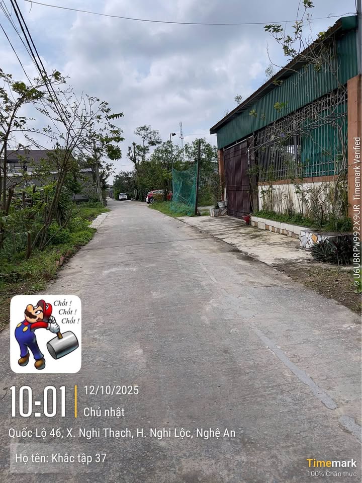 Đất Nền Nghi Thạch 200m² giá 2 tỷ - Hướng Đông, Sổ Đỏ Chính Chủ!