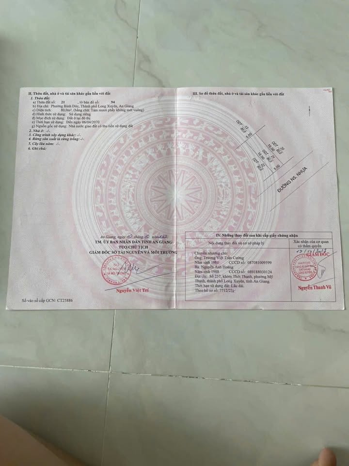 Đất nền Khu Bắc Long Xuyên, Đường N5, 80m² giá chỉ 1.35 tỷ - Cơ hội đầu tư sinh lời!