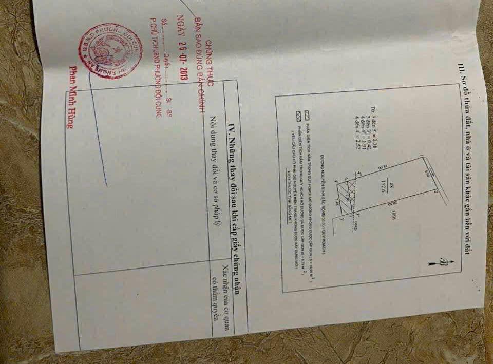 Nhà riêng đường Nguyễn Sinh Sắc, phường Thành Vinh 152m² giá 6 tỷ - Chính chủ bán gấp!