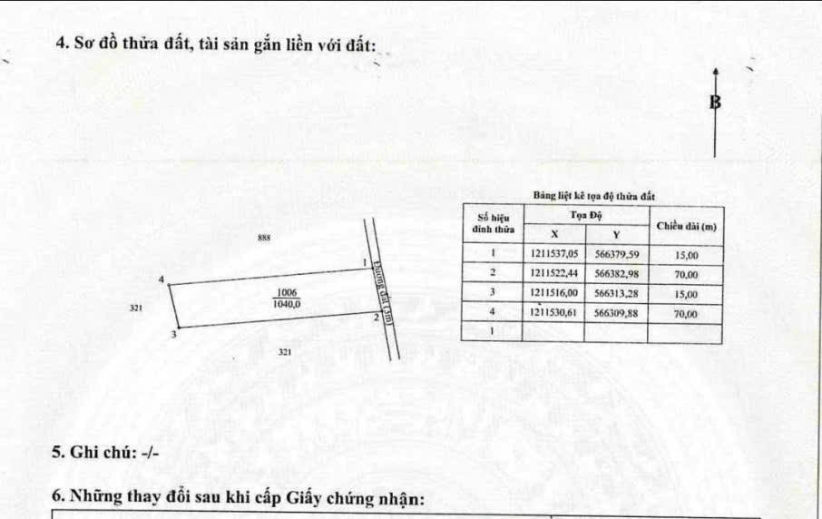 Đất thổ cư 300m² xã Tân Mỹ - Long An 1050m² giá 2.6 tỷ - Đầu tư sinh lời ngay!
