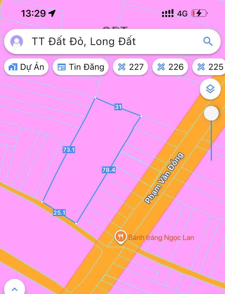 Đất thổ cư Đất Đỏ 2100m² giá chỉ 5.9 tỷ - Đầu tư sinh lời ngay!
