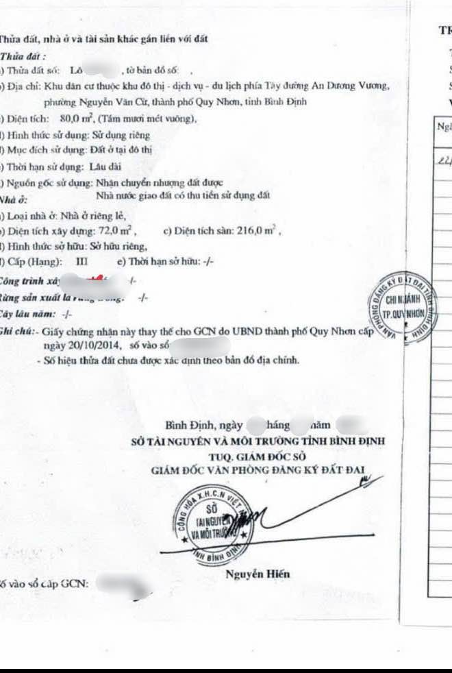 Nhà mặt tiền 3 tầng đường Nguyễn Thị Định, Quy Nhơn 80m² giá 9.7 tỷ - Đầu tư sinh lời cao!