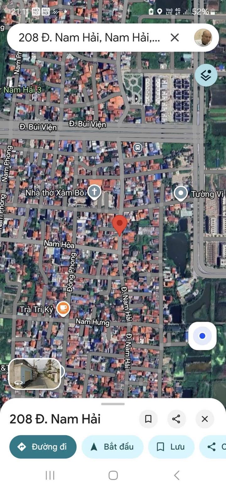 Đất mặt đường Nam Hải, Hải An, 67m² giá 2.835 tỷ - Vị trí đẹp, dân cư đông đúc!