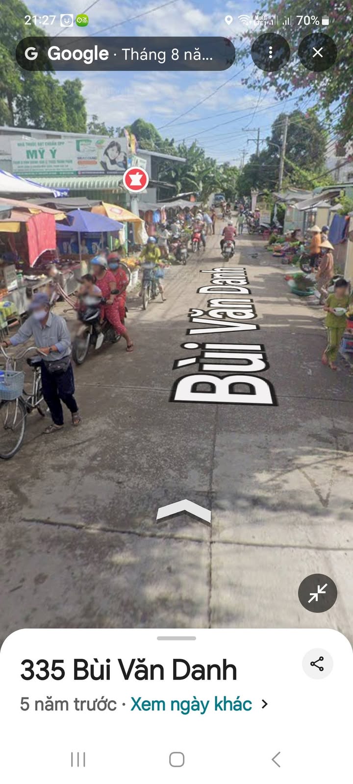 Đất nền mặt tiền chợ Mỹ Hòa, Long Xuyên 80m² giá 1 tỷ - Cơ hội đầu tư hấp dẫn!