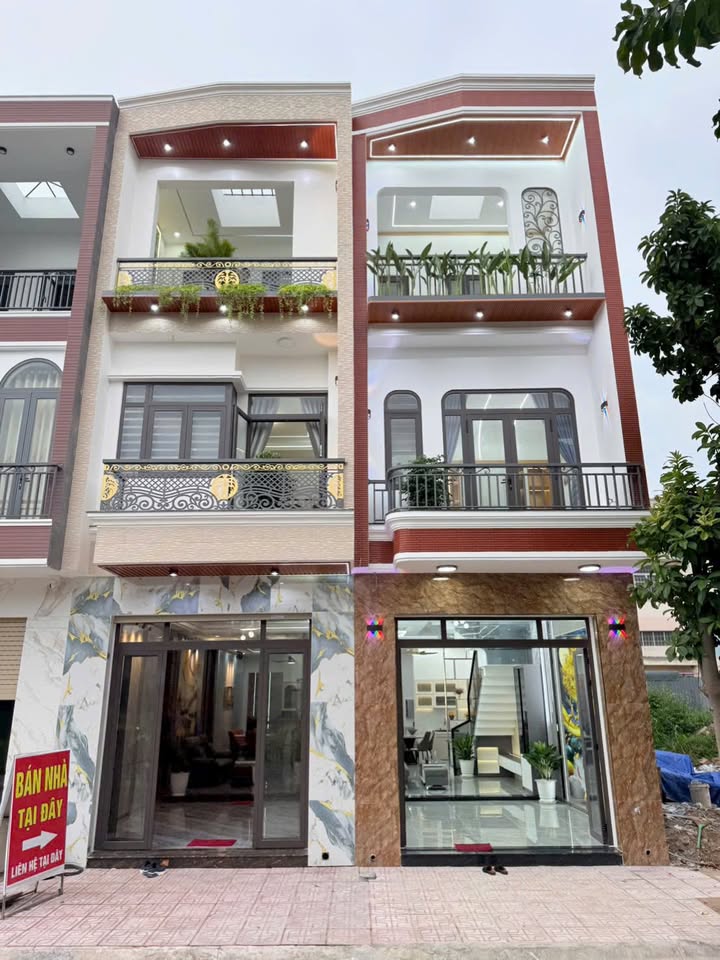 Nhà 1 Trệt 2 Lầu tại An Phú, Thuận An 67m² giá 4.5 tỷ - Chính chủ, full nội thất!