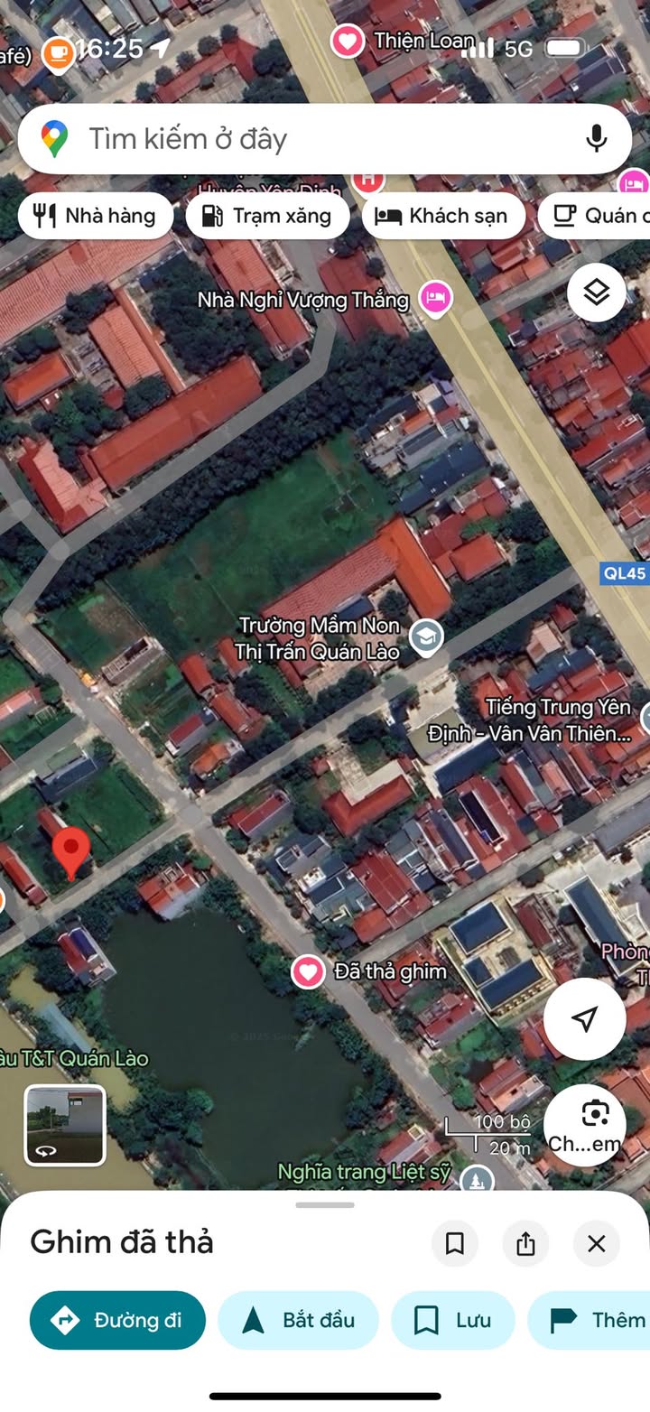 Đất nền Quán Lào 100m² giá 1.2 tỷ - Hướng Đông mát mẻ, sẵn sàng đầu tư!